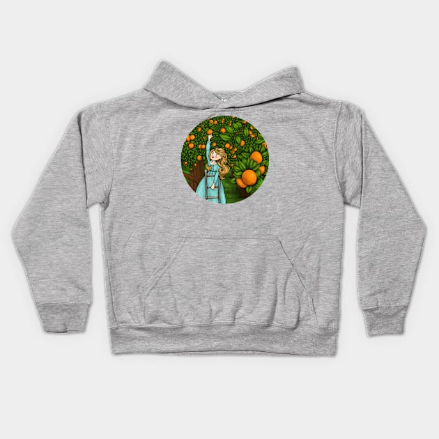 Orange Grove Kids Hoodie by LunarFox